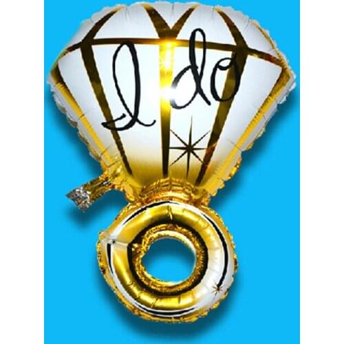 2018 Limited Balon Decoration Birthday 10pcs/lot 50*80cm Wedding Ballon Diamond Ring Foil Balloon Party Balloons Decor Ball