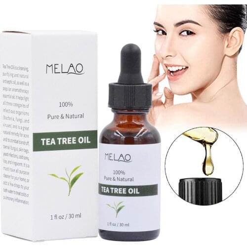 30ml Pure Tea Tree Essential Oil For Acne Treatment Anti-Wrinkle Grease Hydrating Oil-control Contractive Pore Facial-beauty Oil