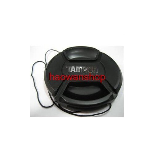 52 55 58 62 67 72 77 mm Center Pinch Snap on Front Lens Cap Hood Cover protector with Strap for tamron camera dslr