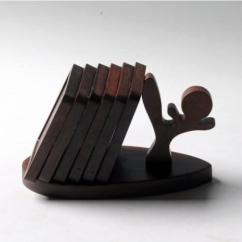 6pcs Creative Gongfu Tea Coffee Cup Mat Natural Bamboo Heat Resistant Mug Coaster Placemat Holder Pad Tray,teaware