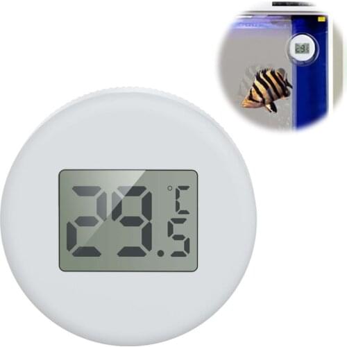 Aquarium Thermometer with LCD Digital Display Diving Water Temperature Meter for Fish Tank Aquarium Temperature Control