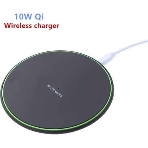 10W Qi Fast Wireless Charger Pad for Motorola Moto Z3 For Ulefone power 5 5s Armor X 6 Smartphone Quick Qi Chargeur Induction