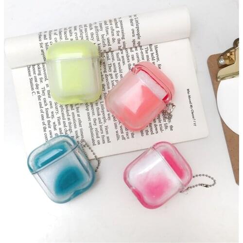 Quicksand Wireless Case for Headphones Charging Box Bluetooth Earphone Protective Shell for AirPods 1 2 Earbuds Accessories