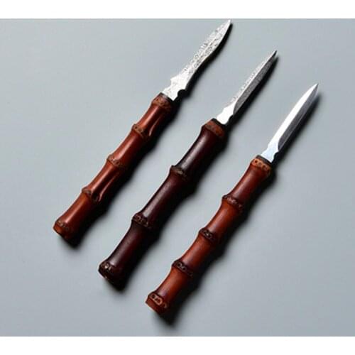 Pu'er Tea Knife Handmade Bamboo Tea Needle Tea Knife Tea Ceremony Utensils Tea Accessories Teaware Tools