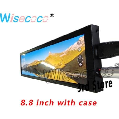 8.8 inch 1920*480 Long Strip HSD088IPW1 touch screen Second Monitor Case Aida64 Display CPU GPU Information Sub Display Case