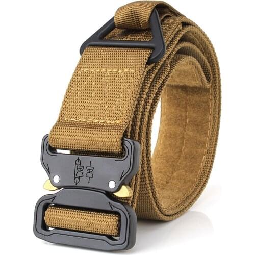 Mens Army Military Gun Belt Molle Operator Belt Nylon Molle Belt Waist Strap For Men Combat Heavy Duty Knock Off Tactical Belts