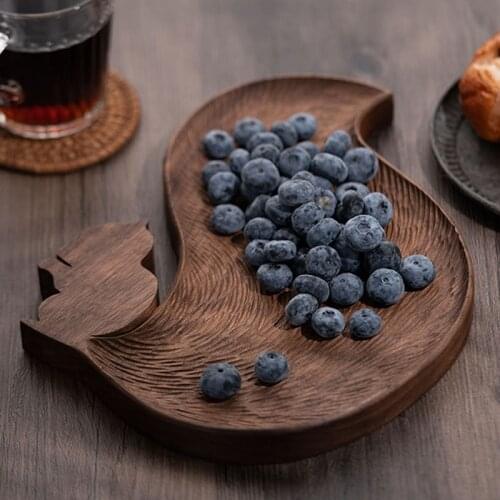 Squirrel Shape Concrete Tray Mold Cute Animal Cement Storage Tray Silicone Mold Plaster Home Decor Epoxy Resin Mould