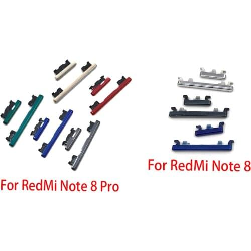 20pcs/lots For Xiaomi Redmi Note 8 Pro Note 7 Pro Power On Off Volume Side Button Key Flex Cable Replacement Parts