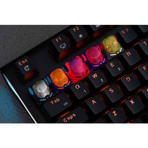 Personality resin keycap customized key cap for HOT KEYS Astronskull Mito suitable for MX switches mechanical keyboard