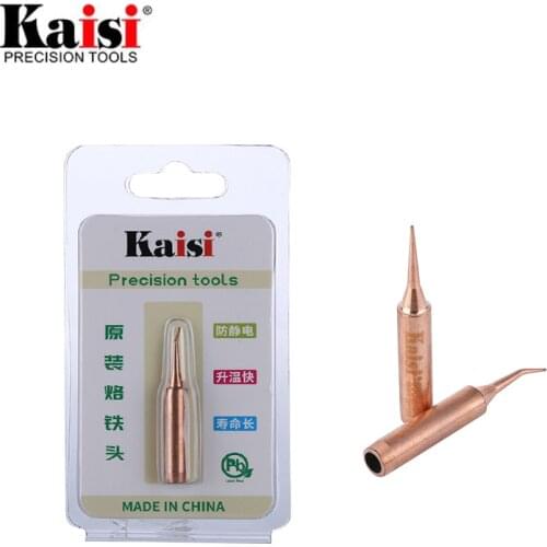 Kaisi Pure Copper Soldering Tip 900M-T Oxygen-free Welding Iron Tips For 936 Soldering Station