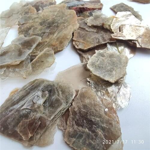 Natural Muscovite Flake Mineral Specimen Experimental Teaching Mica Sheet Specimens Glass Luster Collection Decorative Mine