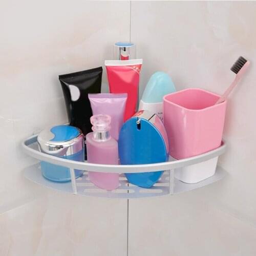 Strong sucker corner shelf bathroom shelf multi-purpose kitchen bath bathroom tripod racks Shuang Qing 5092