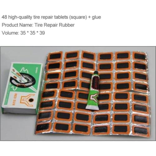 Mountain Bike Repair Tools Bicycle Puncture Repair Patch Cycling Flat Tire Fix Repair Rubber Patch Glue Lever Bike Accessories