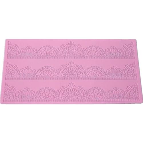Silicone Baking Mat Cake Lace Mold Flower Fondant Molds Cake Decorative Lace Mat Cake Decorating Tools K507