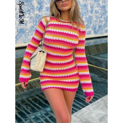 SpotltWM Long Sleeve Summer Dresses