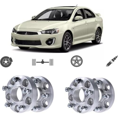 Teeze 4pcs 5X114.3 67.1CB 25mm Thick Hubcenteric Wheel Spacer Adapters For Mitsubishi Lancer /Lancer EVO IX /Lancer Evolution