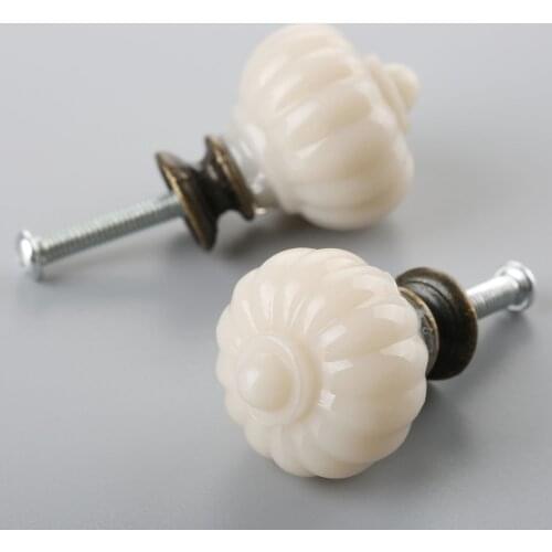 1pc 27*34mm Door Knobs Handles Single Hole Furniture Knobs Cupboard Door Cabinet Handles With Screws