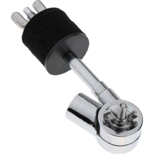 6 Inch Mini Cymbal Stacker, Road Cymbal Adjustable Arm, Ratchet, Slant Mounted Arm