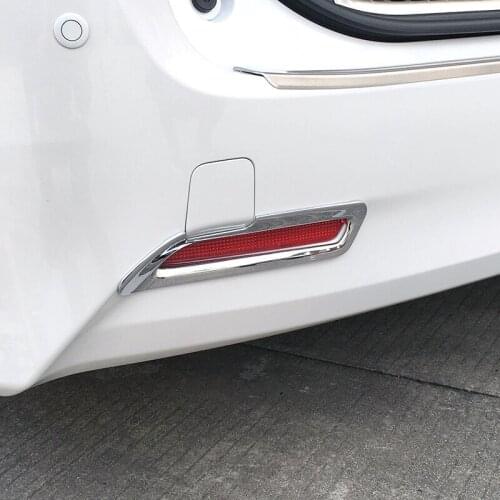 ABS Plastic For Toyota Alphard 2016 2017 2018 car styling auto accessories Car rear fog lampshade Cover Trim