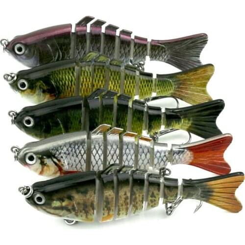 ANZHENJI 2017 New 10cmm/15.4g 7 Segmen fishing lures singking quality professional t Swimbait Crankbait Hard Bait