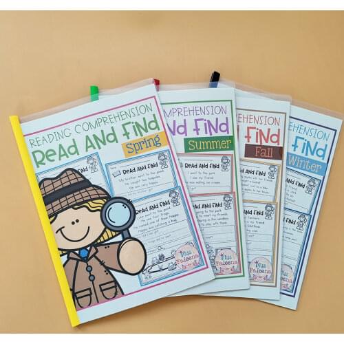 Read and Find Early Educational Toys Children Learn English Homework Sentence Interactive Phonics Coloring Practice Workbook