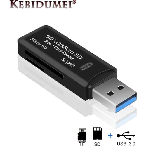 Kebidumei USB 3.0 Multi Smart Memory Card Reader OTG Type C Adapter Mini Card Reader For Micro SD/TF/CF/MS For Computer Laptop
