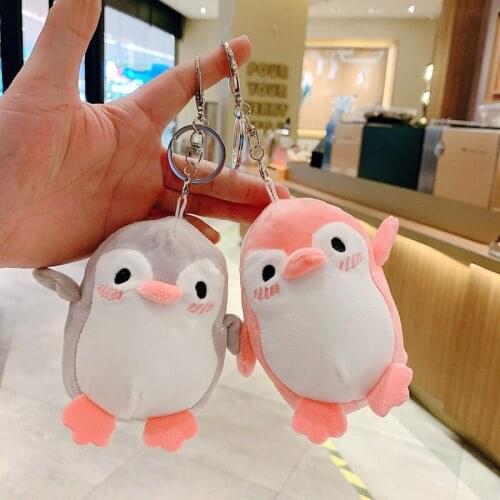 Penguin plush toy doll key foddle cute bag pendant doll bag bag backpack small pendant