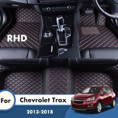 RHD Carpets For Chevrolet Trax Tracker Holden 2018 2017 2016 2015 2014 2013 Car Mats Floor Rugs Custom Car Interior Accessories
