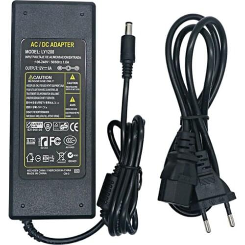 SZYOUMY 12V 8A 60W Power supply for Led strip 5050 2835 5630 led modulde Lighting Transformer For Led Items 20Pcs ship By dhl