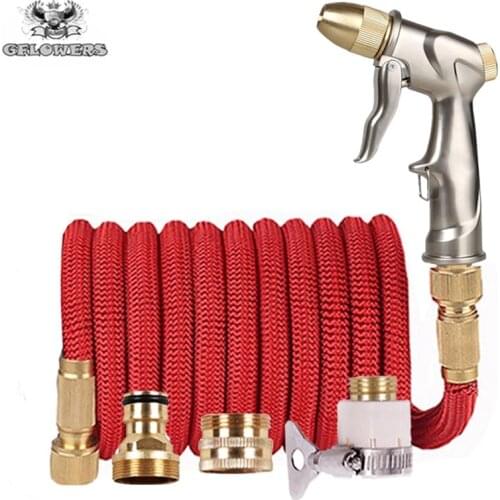 Hot Sale Water Gun Retractable Garden Hose Adjustable Hose Nozzle EU High Pressure Supply Hose Laundry Garden Watering System