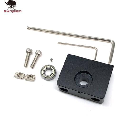 2 pcs 3D Printer Parts Aluminum Z-Axis Leadscrew Top Mount For Tornado Creality CR-10 Ender 3 Pro Metal Z-Rod Bearing Holder