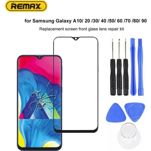 Protective Glass on the for Samsung Galaxy A10 2030 40 50 60 70 80 90 glass full cove A10 Screen Tempered GlassScreen Repair Kit