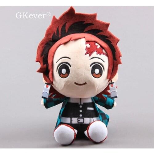20 cm Kamado Tanjirou Figure Plush Toy Kimetsu no Yaiba Demon Slayer Figure Soft Stuffed Dolls 20 cm Gift
