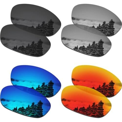 SmartVLT 4 Pairs Polarized Sunglasses Replacement Lenses for Oakley XS Fives - 4 Colors