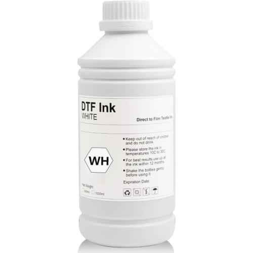 500ML DTF INK 5 color available For Direct printer film heat transfer for PET Film hot melt powder transfer film