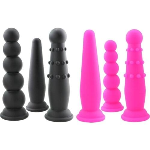 Auexy Silicone Dildo Vibrator Male Prostate Massage Anal Plug Butt Anal Toys For Gay Adult Erotic Sex Toys For Women Men Couple