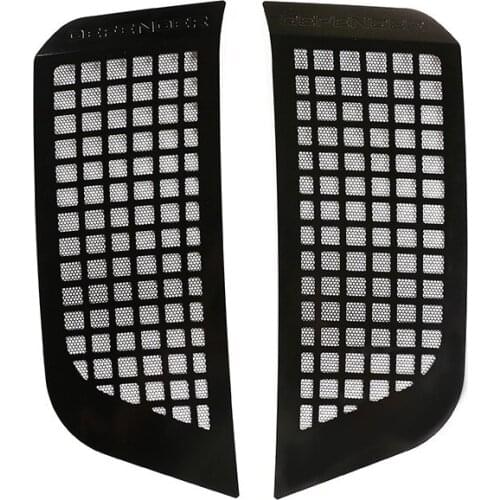 For 20-21 Land Rover Car Accessories Guard Fender Air Inlet Mesh Cover Alloy Black Automobiles Part Accessories