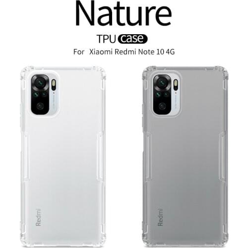 For Xiaomi Redmi Note 10 4G Case NILLKIN Soft TPU Transparent Crystal Protective Cover For Redmi Note 10 Pro Note 10 Pro Max