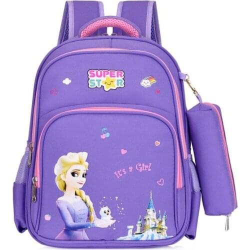 Disney Frozen Children Cartoon Design Backpack Figure Girls Boys Pattern bag Kindergarten Schoolbag Gift