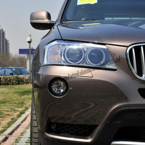 For BMW X3 F25 2011 2012 2013 Headlight Headlamp Lens Cover Right&Left 2pcs high quality Car modification accessories