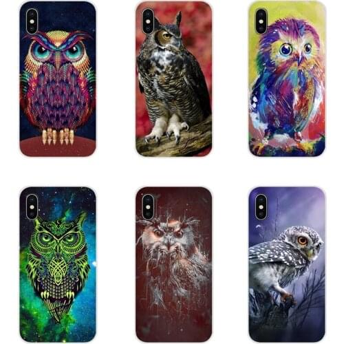 For Xiaomi Redmi Note 6A MI8 Pro S2 A2 Lite Se MIx 1 Max 2 3 For Oneplus 3 6T Retro Vintage Owl Art Painting Animal Design Cover