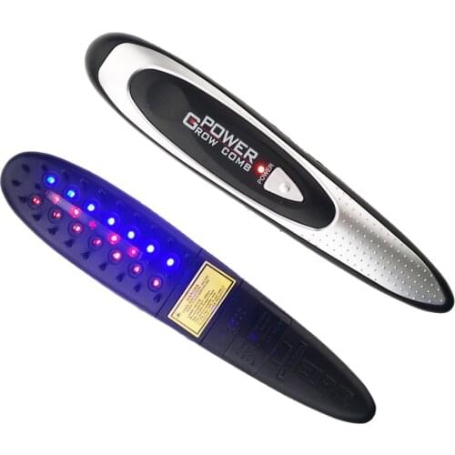 Electric Laser Hair Growth Comb Hair Brush Hair Care Styling Hair Loss Stop Regrow Therapy Comb Infrared Device Massager Brush