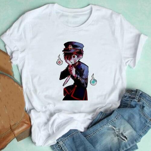 Hanako Kun T Shirt Women Japan Anime New Summer Tops Toilet Bound Fun Cartoon TShirt Harajuku Unisex T-shirt Female Short sleeve