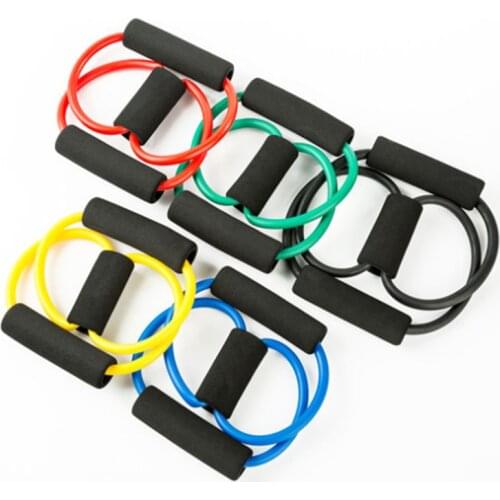 Resistance Band Outdoor Workout Equipments Fitness Training Sport Strength Elastic Tube Bands Exercise Bands Yoga Body Building