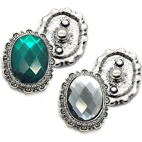 Crystal w295 flower 3D 25mm rhinestone metal snap button for Bracelet Necklace Jewelry For Women Fashion accessories