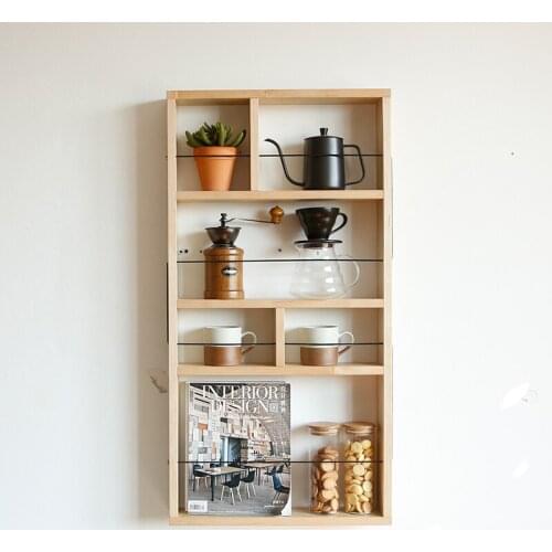 GY Wall Shelf Nordic Living Room Bedroom Wall Hangings Decorative Wall Wooden Wall Ornaments Bookshelf