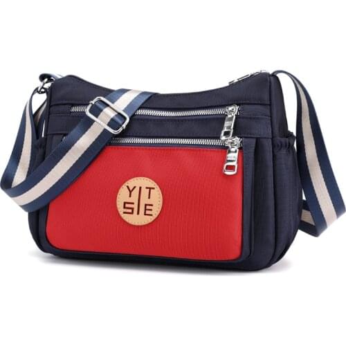 New Panelled Womens bag Lightweight Small crossbody bags for women Waterproof Nylon Woman bags Wholesale sac a main femme