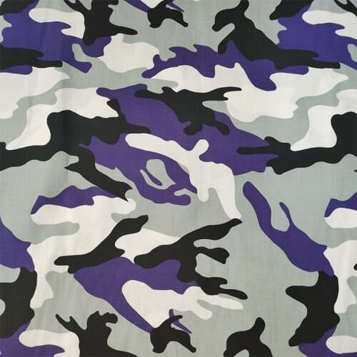 Good Woven 100%Cotton Fabric Sky Blue/grey Totem Camouflage Print Fabric Sewing Material Patchwork Diy Young Man Army Clothing