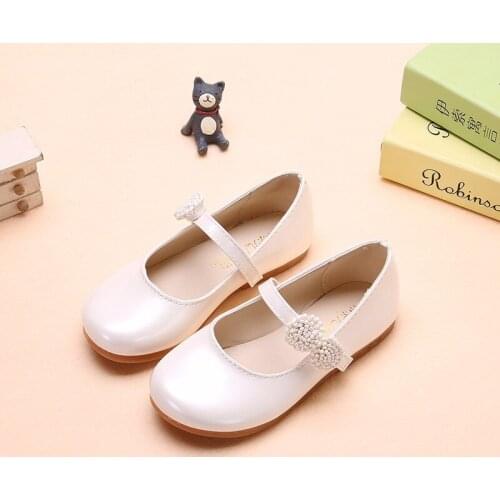 Leather shoes Girl Princess Shoes Spring Autumn elegant student Dance Wedding Party Shoes