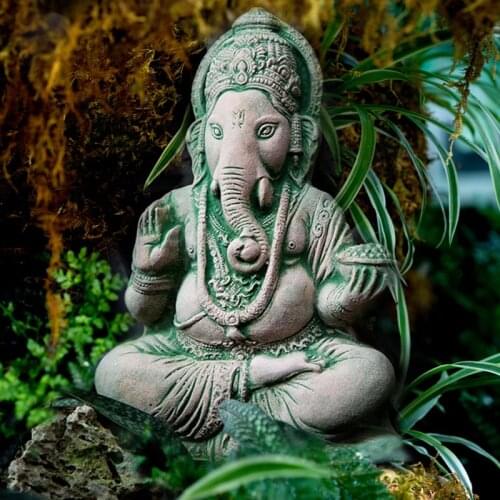 Sand and Stone Decoration Crafts Decoration of Buddha Trunk Gifts God of Wealth